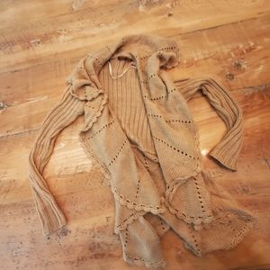 Belldini circle sweater- camel color, size medium